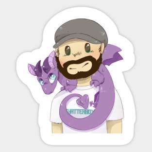 Chatter w/Chatter the Dragon Sticker